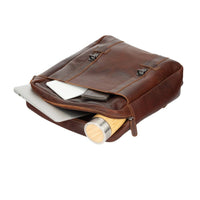 Melbourne Leather Laptop Backpack - Bundle Bus
