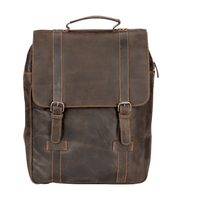 Melbourne Leather Laptop Backpack - Bundle Bus