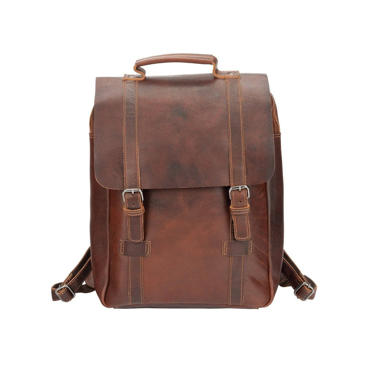 Melbourne Leather Laptop Backpack - Bundle Bus