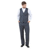 Men's Modern - Fit 3pc Pinstripe Suit, Notch Lapel - Bundle Bus