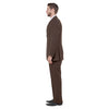 Men's Modern - Fit 3pc Pinstripe Suit, Notch Lapel - Bundle Bus