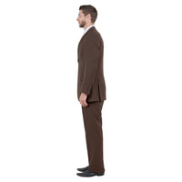 Men's Modern - Fit 3pc Pinstripe Suit, Notch Lapel - Bundle Bus