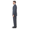 Men's Modern - Fit 3pc Pinstripe Suit, Notch Lapel - Bundle Bus