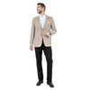 Mens Notch Lapel Blazer Only a Linen Look - Bundle Bus