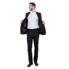 Mens Notch Lapel Blazer Only a Linen Look - Bundle Bus