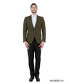 Mens Peak Lapel Blazer Only Solid Pattern - Bundle Bus