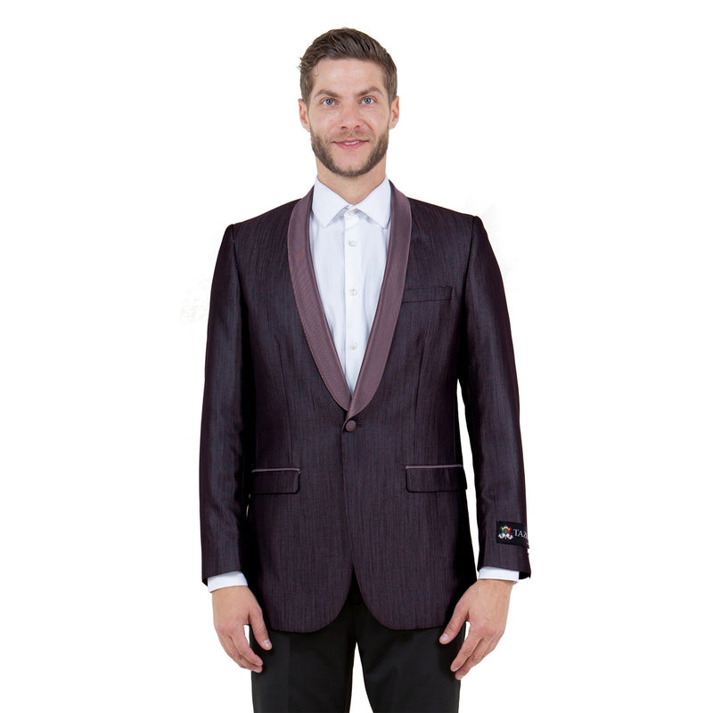 Men's Satin Textured Sport Coat Only - Bundle Bus