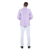 Mens Slim - Fit Solid Paisley Blazer Only w/ Shawl Collar - Bundle Bus