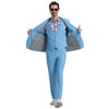 Men's Stacy Adams Hybrid - Fit 3pc Suit Set, Jacket Vest and Pants - Bundle Bus
