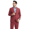 Men's Stacy Adams Hybrid - Fit 3pc Suit Set, Jacket Vest and Pants - Bundle Bus