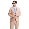 Men's Stacy Adams Hybrid - Fit 3pc Suit Set, Jacket Vest and Pants - Bundle Bus