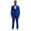 Men's Stacy Adams Hybrid - Fit 3pc Suit Set, Jacket Vest and Pants - Bundle Bus