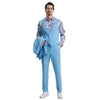 Men's Stacy Adams Hybrid - Fit 3pc Suit Set, Jacket Vest and Pants - Bundle Bus
