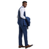 Men's Stacy Adams Sharkskin 3 - Piece Suit - Bundle Bus