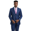 Men's Stacy Adams Sharkskin 3 - Piece Suit - Bundle Bus