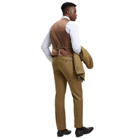 Men's Stacy Adams Sharkskin 3 - Piece Suit - Bundle Bus