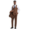 Men's Stacy Adams Sharkskin 3 - Piece Suit - Bundle Bus