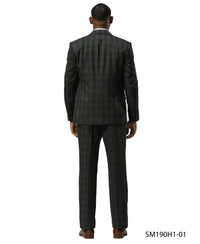 Mens Suit Glen Plaid by Stacy Adams - Bundle Bus