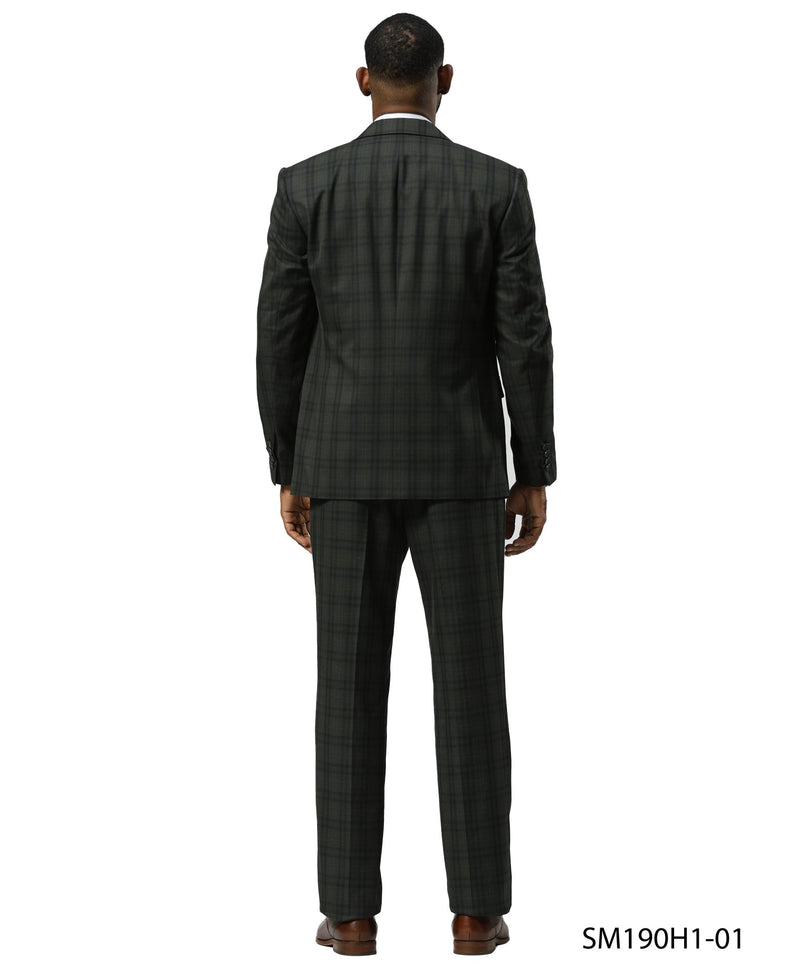 Mens Suit Glen Plaid by Stacy Adams - Bundle Bus