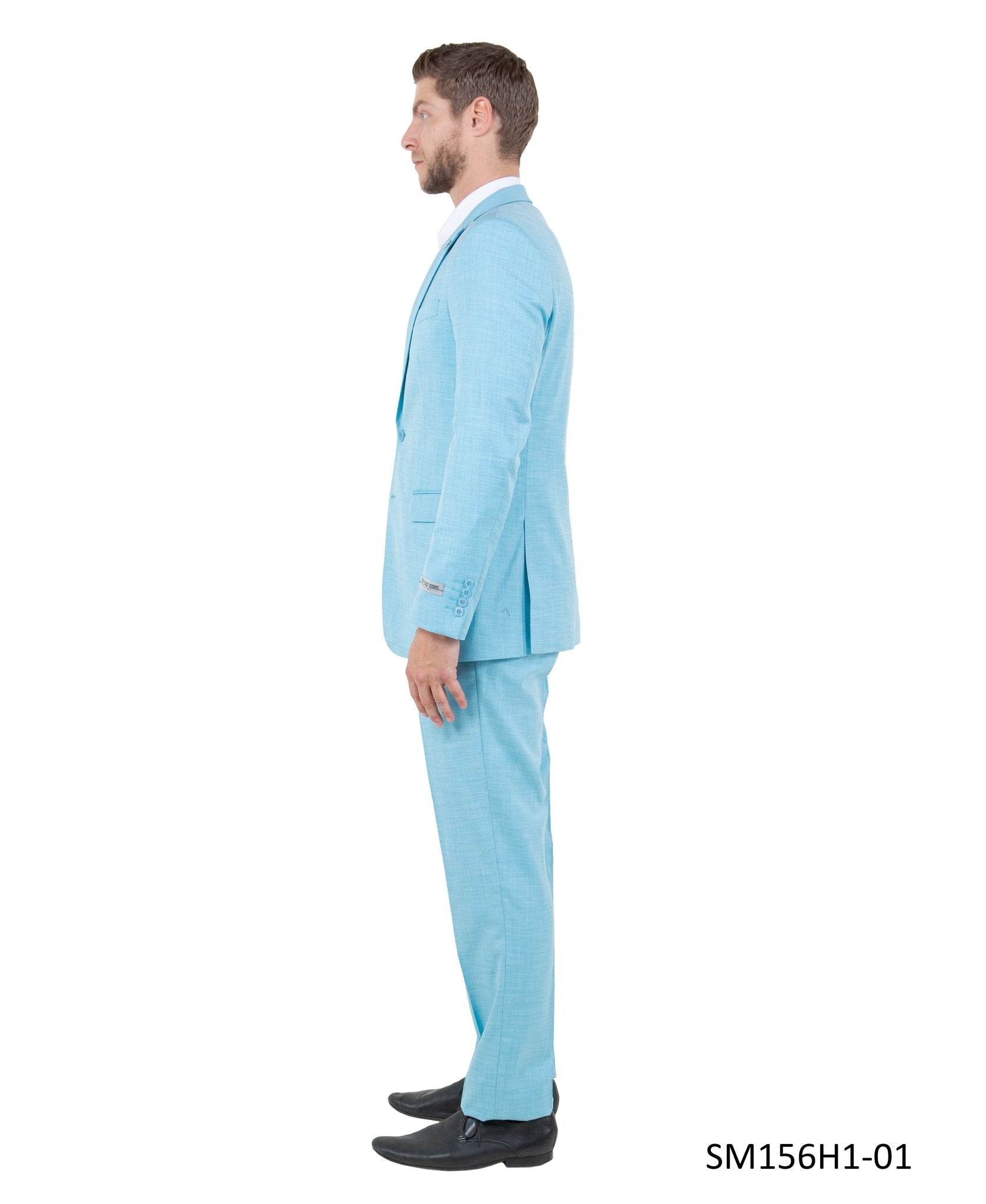 Mens Suit Solid by Stacy Adams - Bundle Bus