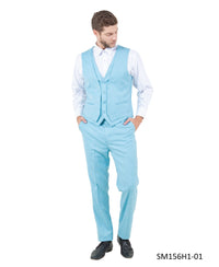 Mens Suit Solid by Stacy Adams - Bundle Bus