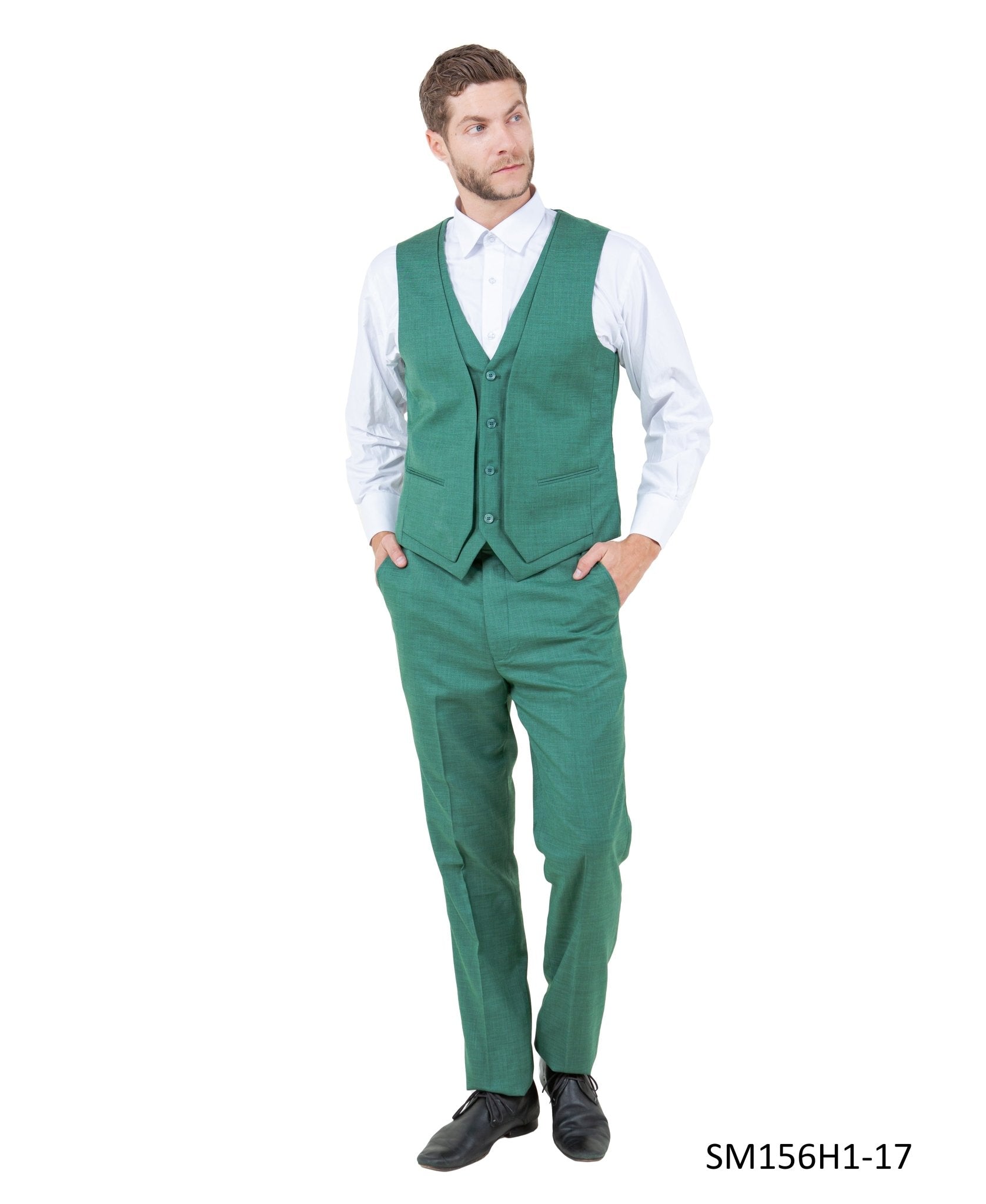 Mens Suit Solid by Stacy Adams - Bundle Bus