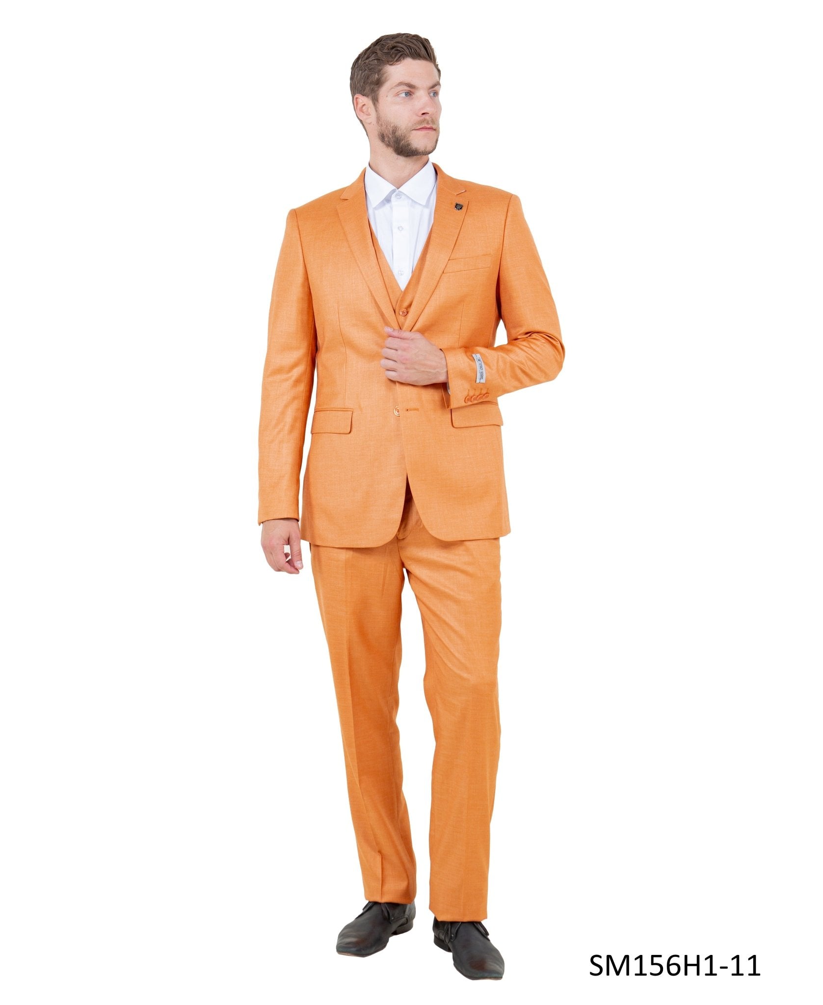 Mens Suit Solid by Stacy Adams - Bundle Bus