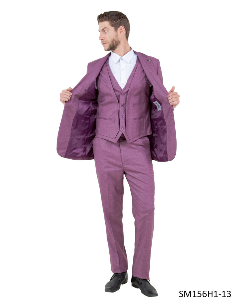 Mens Suit Solid by Stacy Adams - Bundle Bus