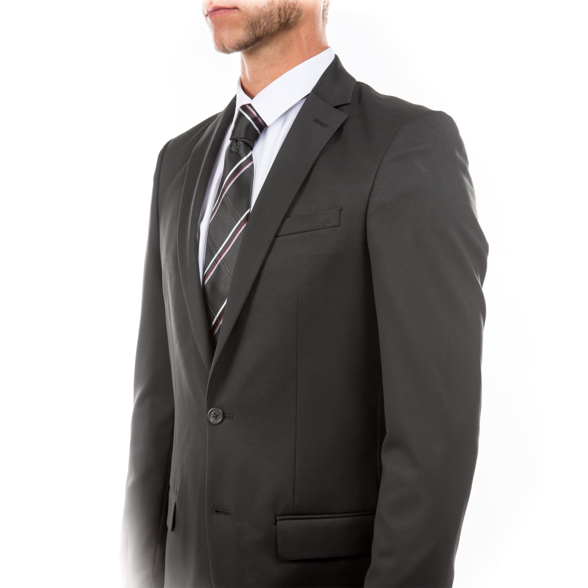 Men's Tailored - Fit Suits Separates Jacket - Bundle Bus