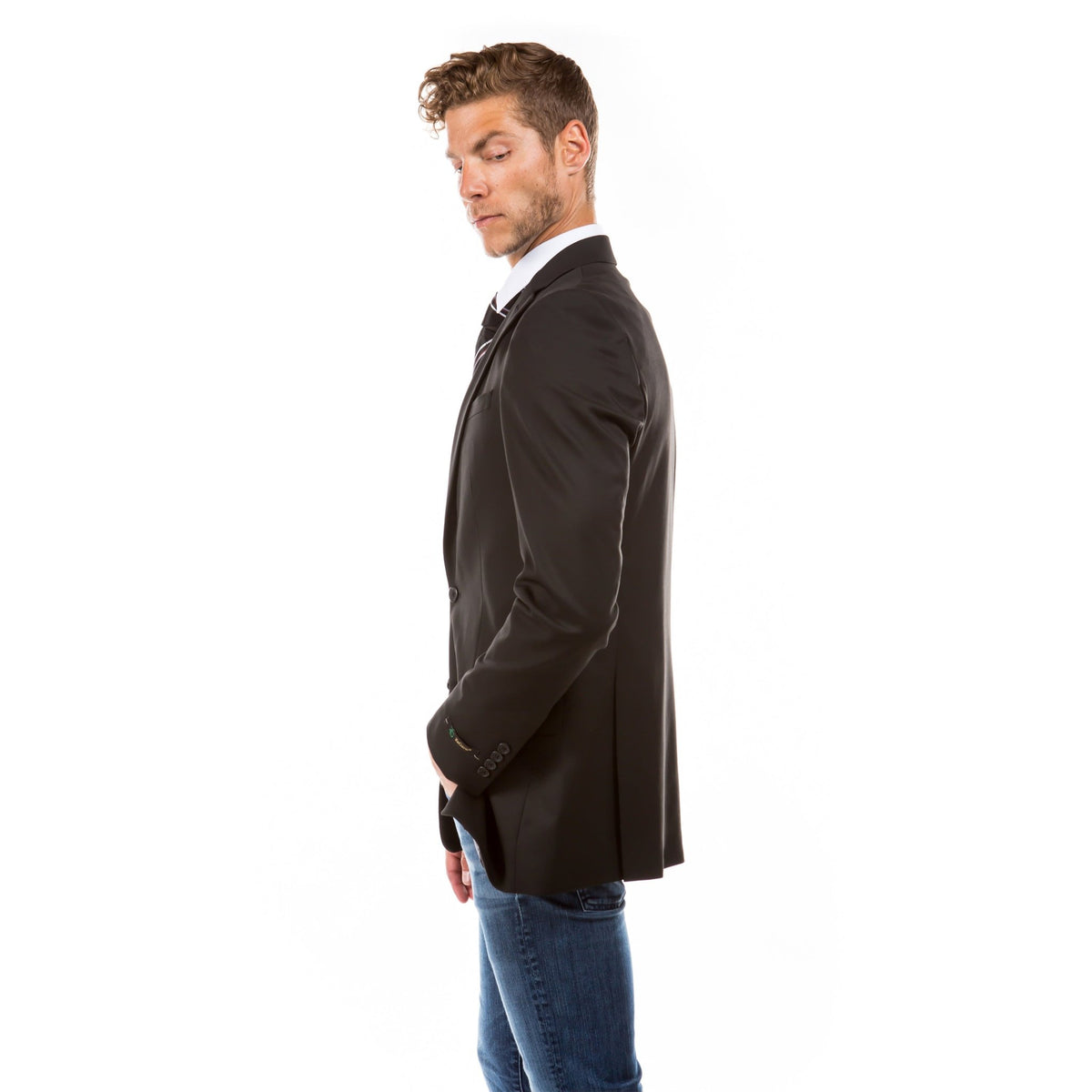 Men's Tailored - Fit Suits Separates Jacket - Bundle Bus