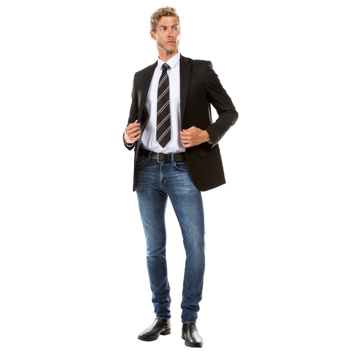 Men's Tailored - Fit Suits Separates Jacket - Bundle Bus