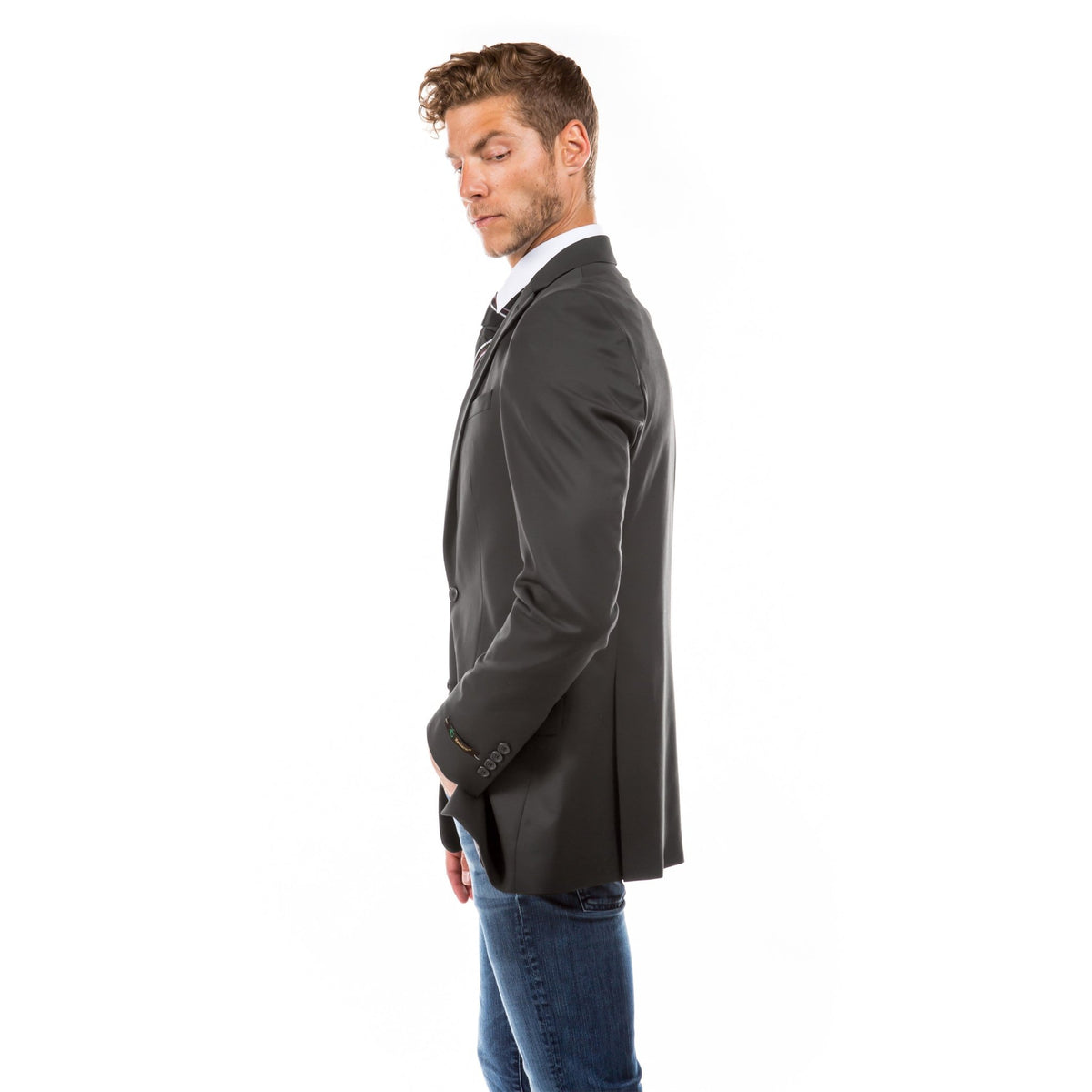 Men's Tailored - Fit Suits Separates Jacket - Bundle Bus