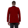 Men's Velvet Slim - Fit Blazer w/ Satin Shawl Collar - Bundle Bus