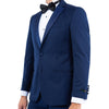 Navy Zegarie Notch Lapel Tuxedo Jacket For Men - Bundle Bus