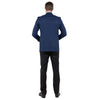 Navy Zegarie Peak Lapel Tuxedo Jacket For Men - Bundle Bus