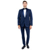 Navy Zegarie Shawl Collar Tuxedo Jacket For Men - Bundle Bus