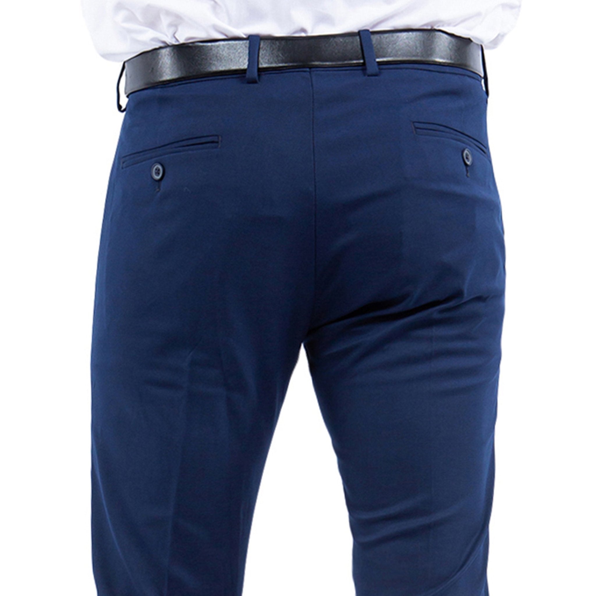 Navy Zegarie Tuxedo Dress Pants - Bundle Bus