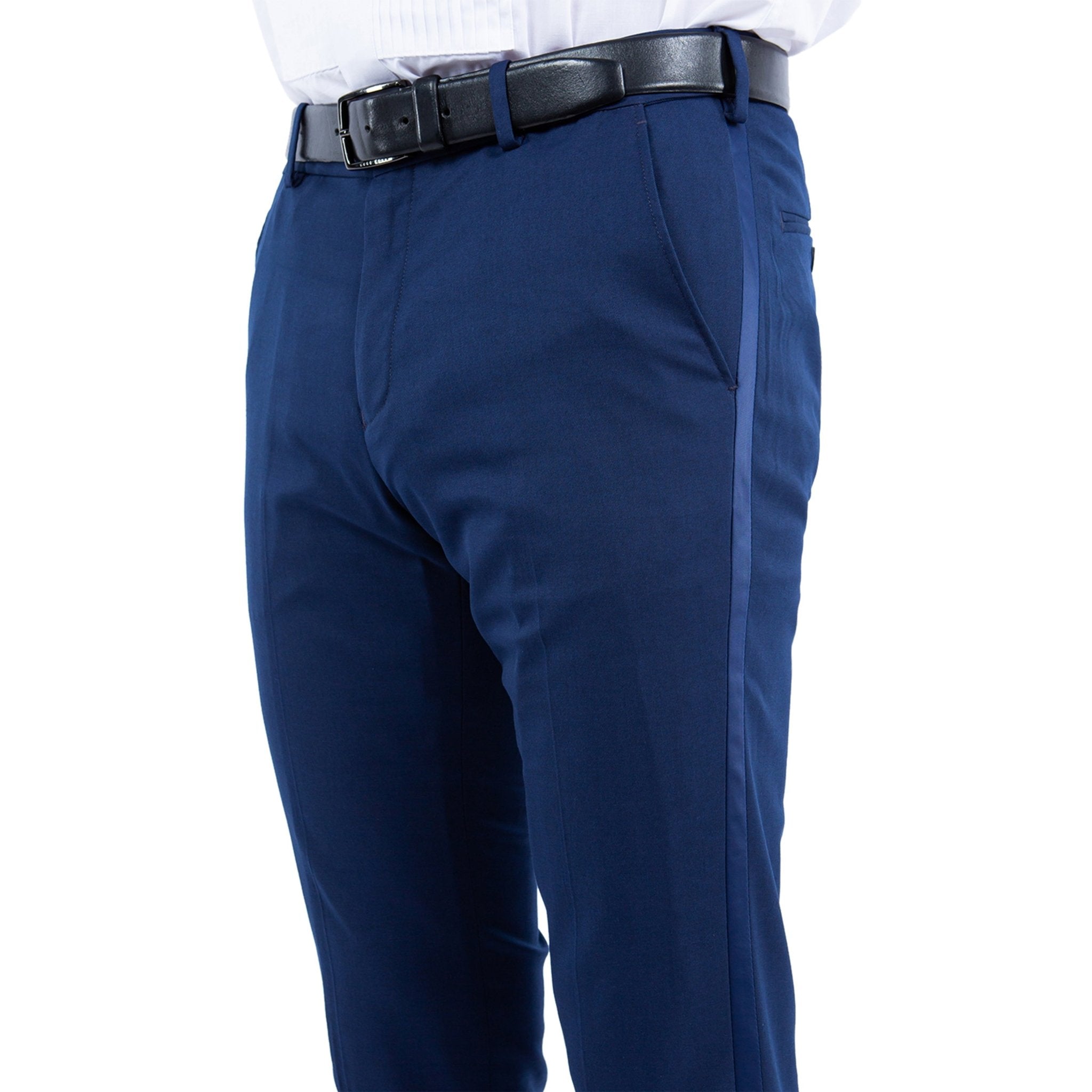 Navy Zegarie Tuxedo Dress Pants - Bundle Bus