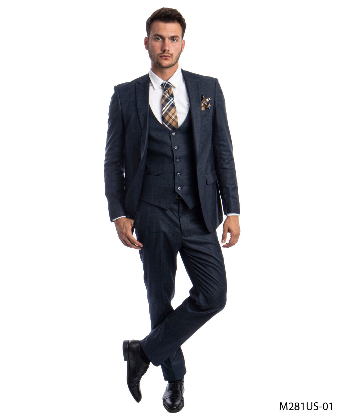 Navy/Blue Suit For Men Formal Suits For All Ocassions - Bundle Bus