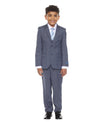 Perry Ellis Boy's 5pc Glenplaid Suit - Bundle Bus