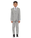 Perry Ellis Boy's 5pc Glenplaid Suit - Bundle Bus