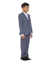 Perry Ellis Boy's 5pc Glenplaid Suit - Bundle Bus
