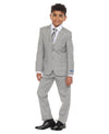Perry Ellis Boy's 5pc Glenplaid Suit - Bundle Bus