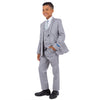 Perry Ellis Boy's 5pc Solid Suit - Bundle Bus