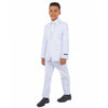 Perry Ellis Boy's 5pc Solid Suit - Bundle Bus