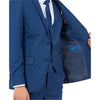 Perry Ellis Boy's 5pc Solid Suit - Bundle Bus