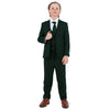 Perry Ellis Boy's 5pc Solid Suit - Bundle Bus