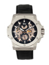 Reign Commodus Automatic Leather - Band Skeleton Watch - Bundle Bus