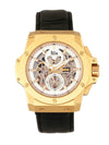 Reign Commodus Automatic Leather - Band Skeleton Watch - Bundle Bus