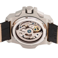 Reign Commodus Automatic Leather - Band Skeleton Watch - Bundle Bus
